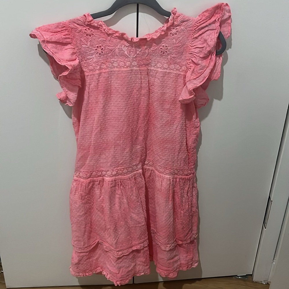LoveShackFancy girls pink dress